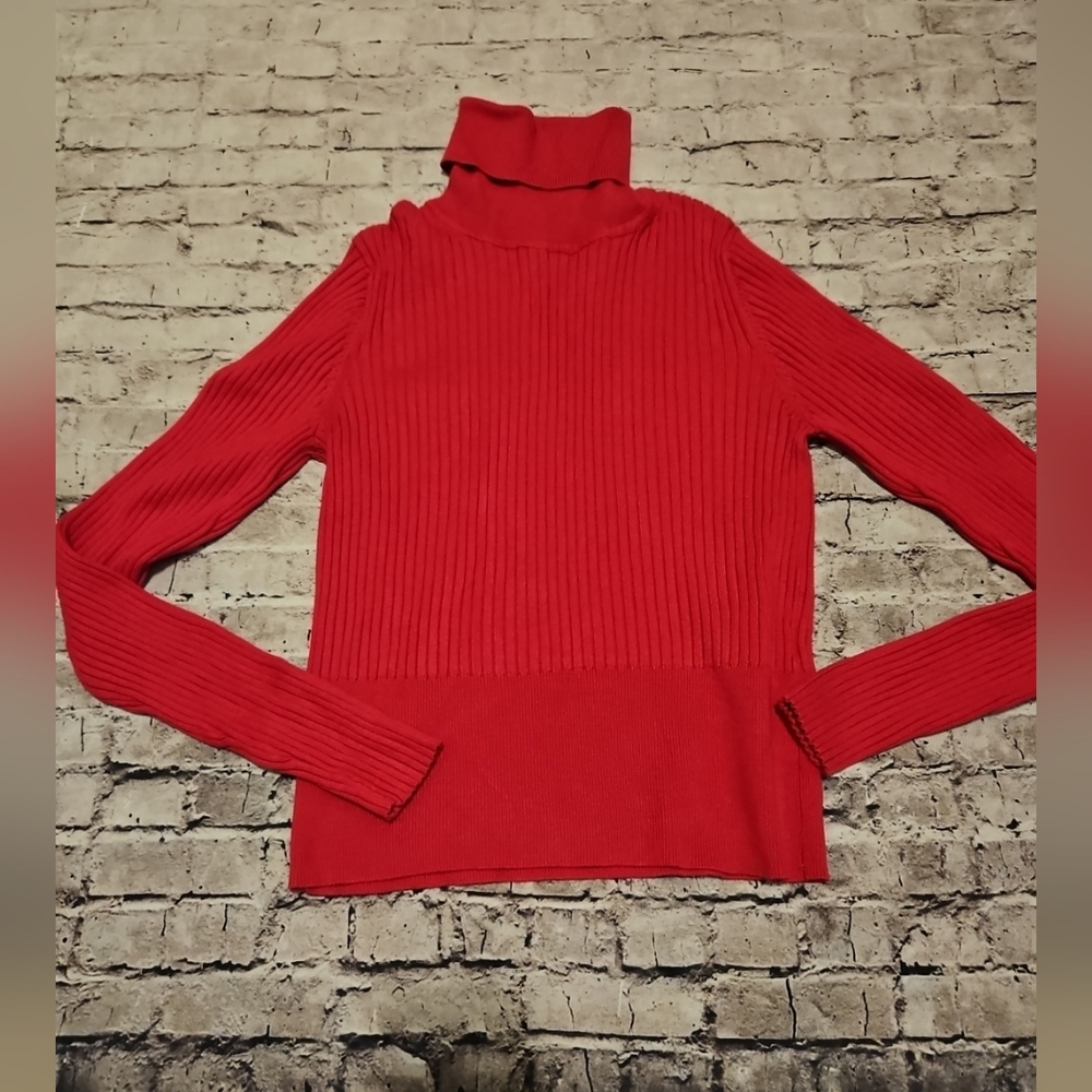Zara Pink Turtle Neck Sweater Size Medium